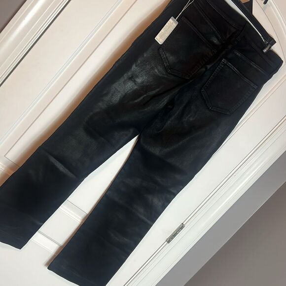 BNWT - FAVORITE DAUGHTER VALENTINA SHORTIE BOOT JEANS - BLACK OBSIDIAN 32 - Picture 3 of 8